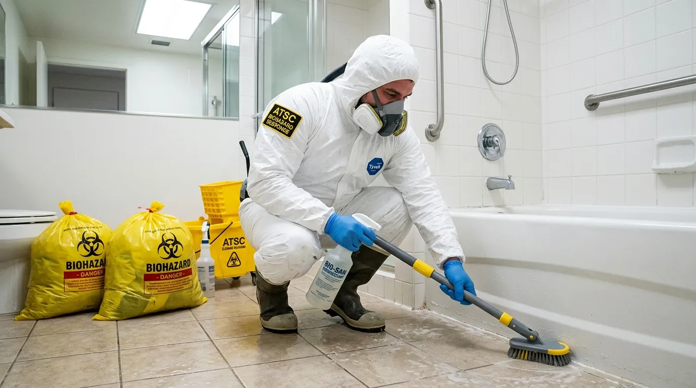 Decontamination equipment deployed for Blood Cleanup in Scranton